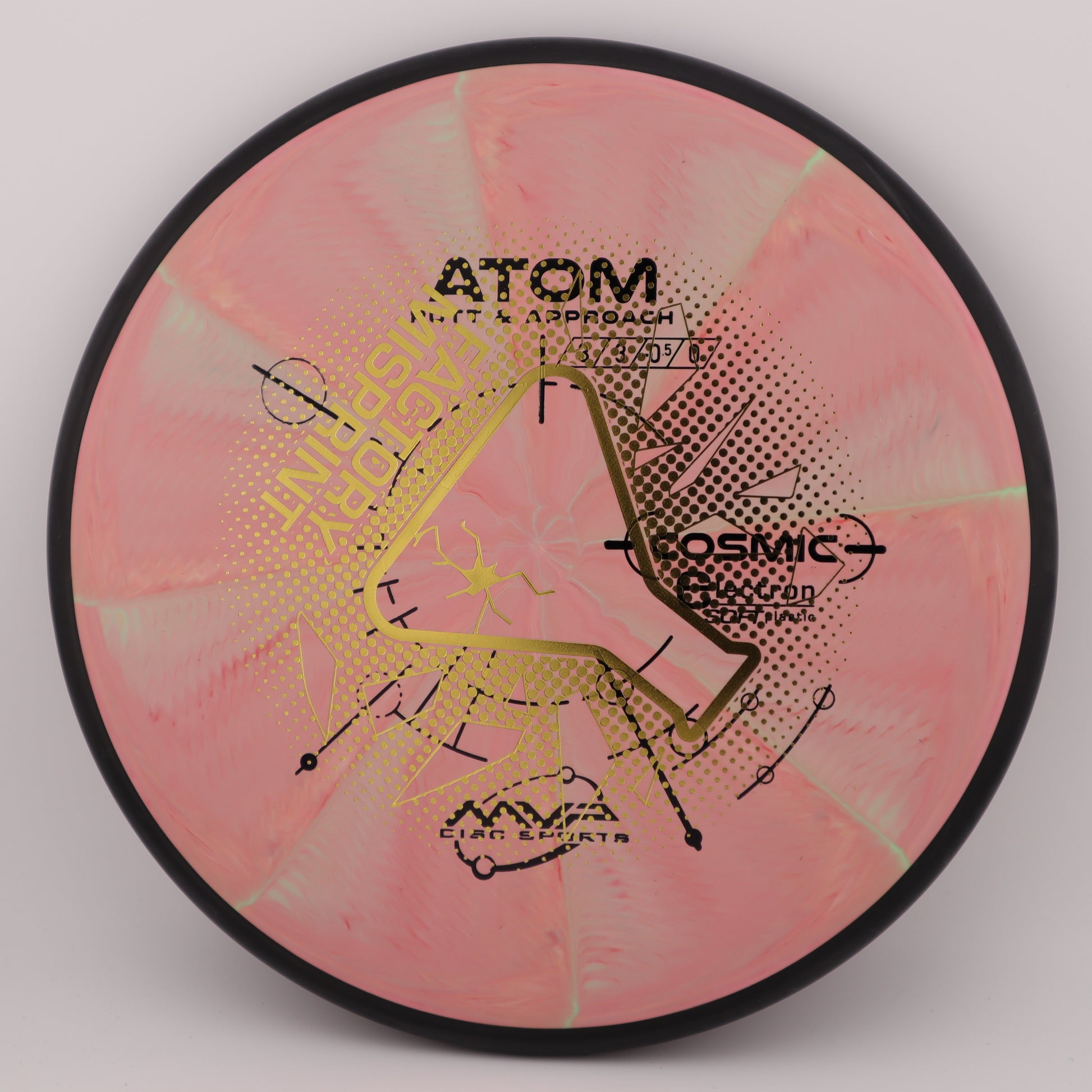 MISPRINT MVP Atom Cosmic Electron Stable Putt & Approach - Good Vibes Disc Golf