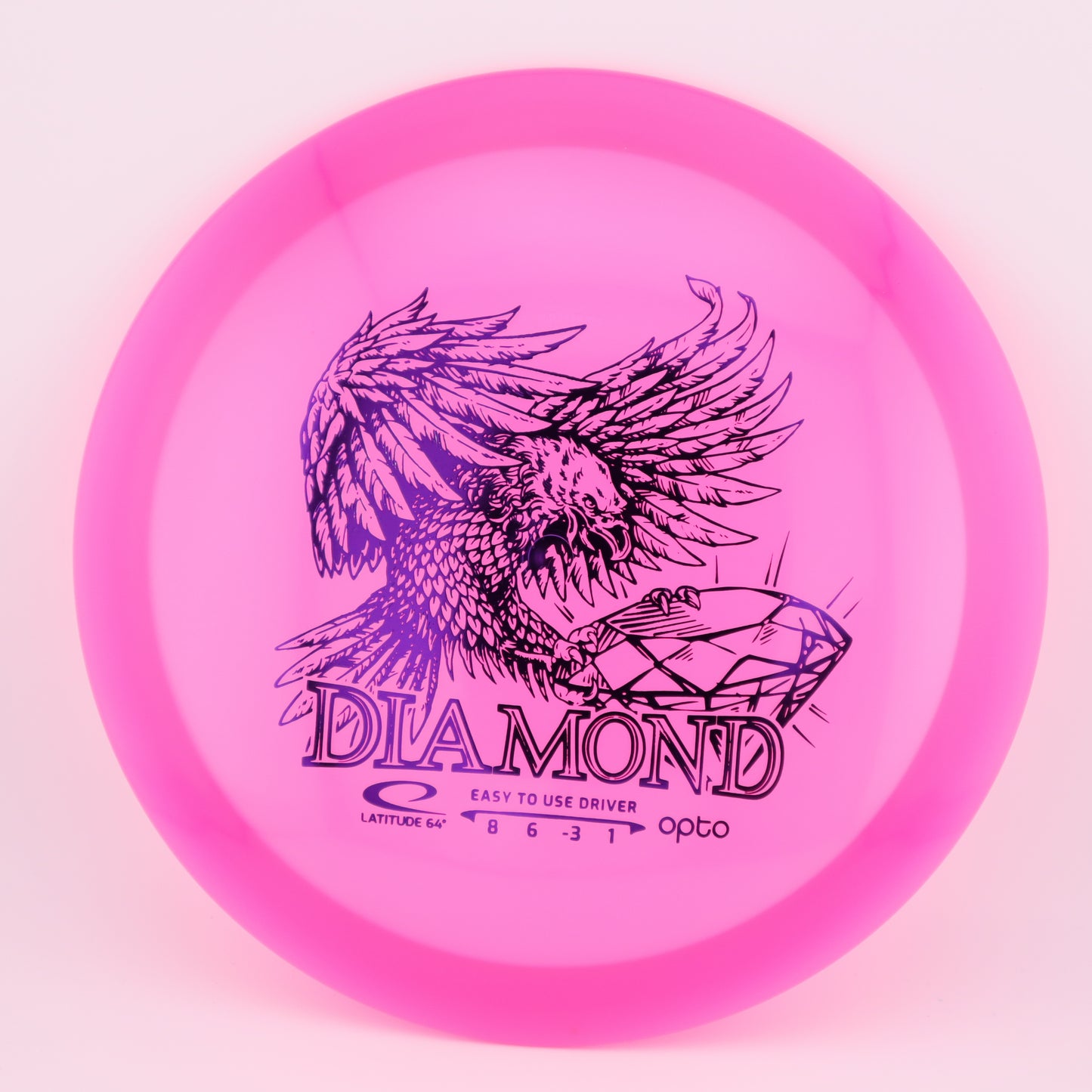 Latitude 64 Diamond Opto Understable Fairway Driver - Good Vibes Disc Golf