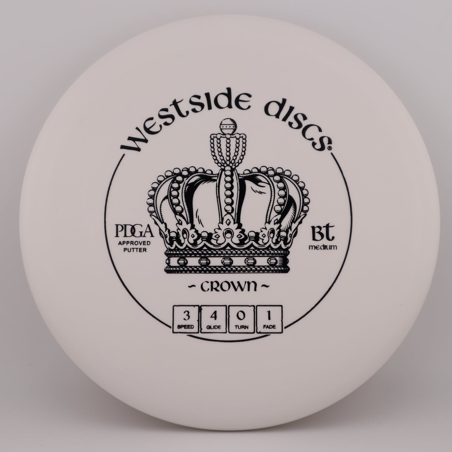 Westside Discs Crown BT Medium Burst Stable Putt and Approach - Good Vibes Disc Golf