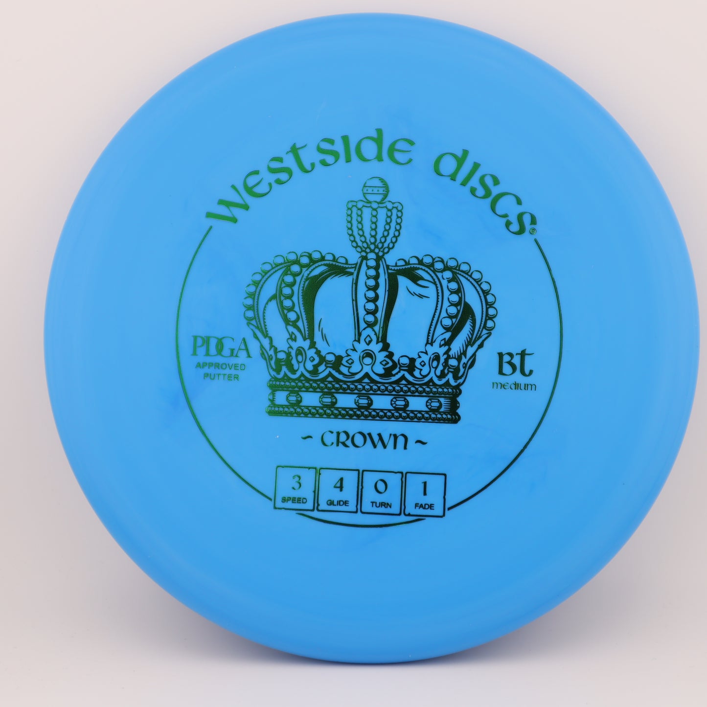 Westside Discs Crown BT Medium Burst Stable Putt and Approach - Good Vibes Disc Golf