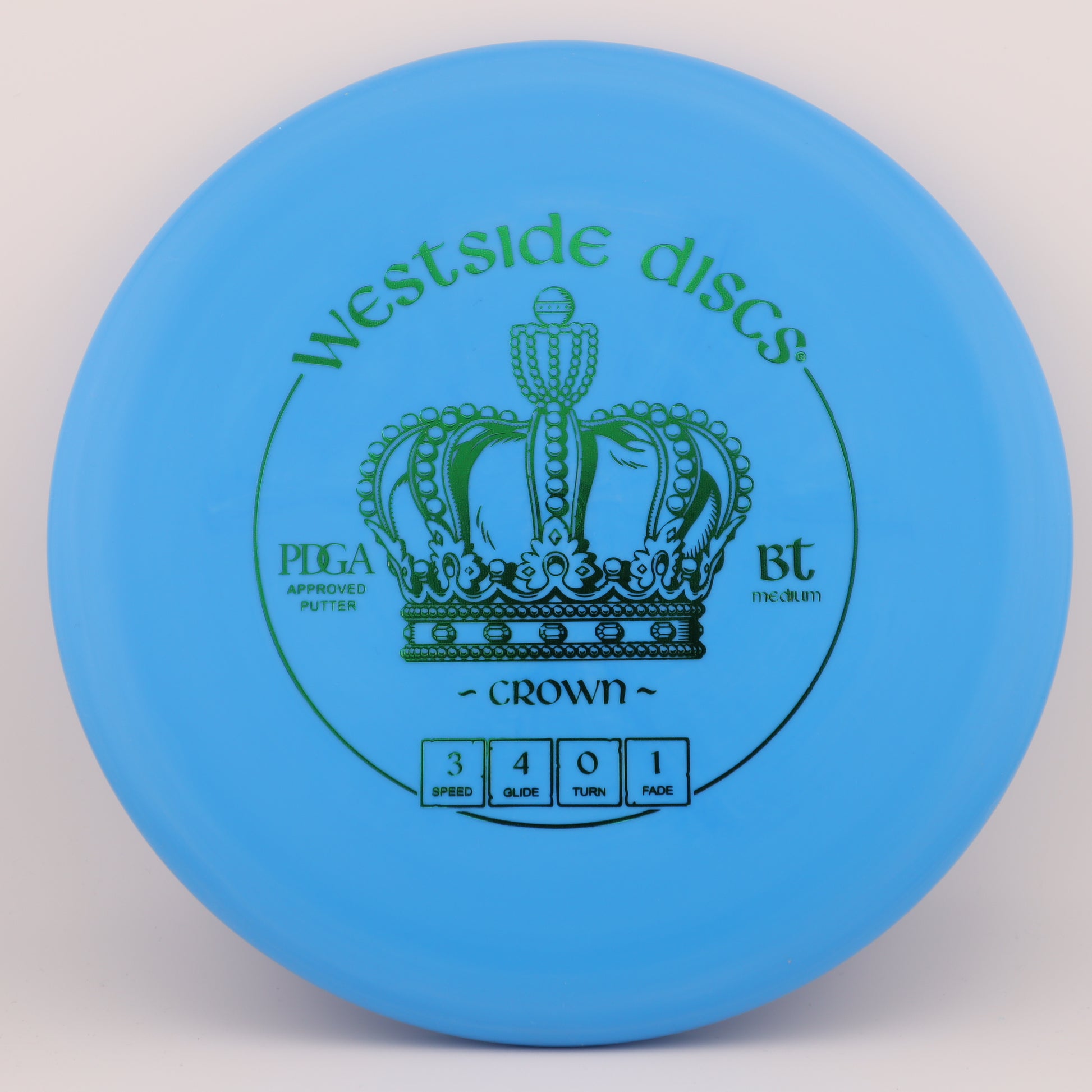 Westside Discs Crown BT Medium Burst Stable Putt and Approach - Good Vibes Disc Golf