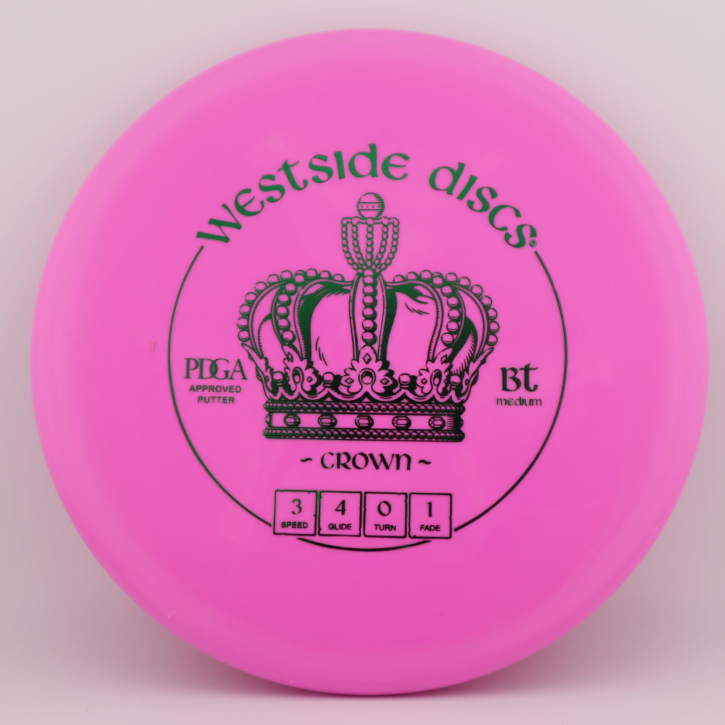 Westside Discs Crown BT Medium Burst Stable Putt and Approach - Good Vibes Disc Golf