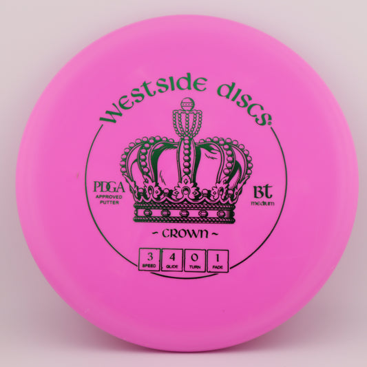 Westside Discs Crown BT Medium Burst Stable Putt and Approach - Good Vibes Disc Golf