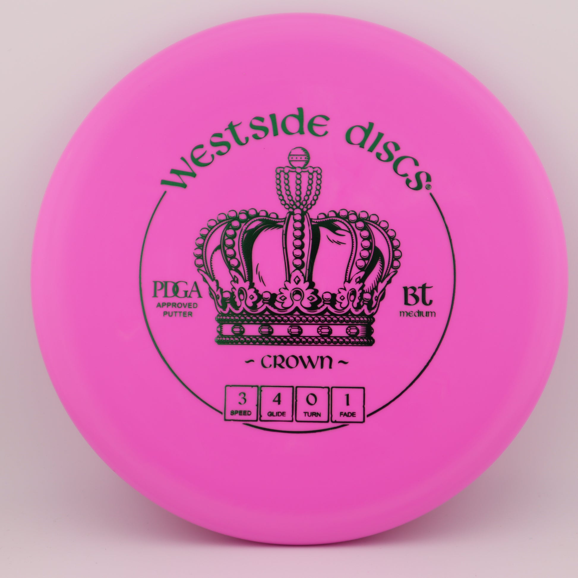 Westside Discs Crown BT Medium Burst Stable Putt and Approach - Good Vibes Disc Golf