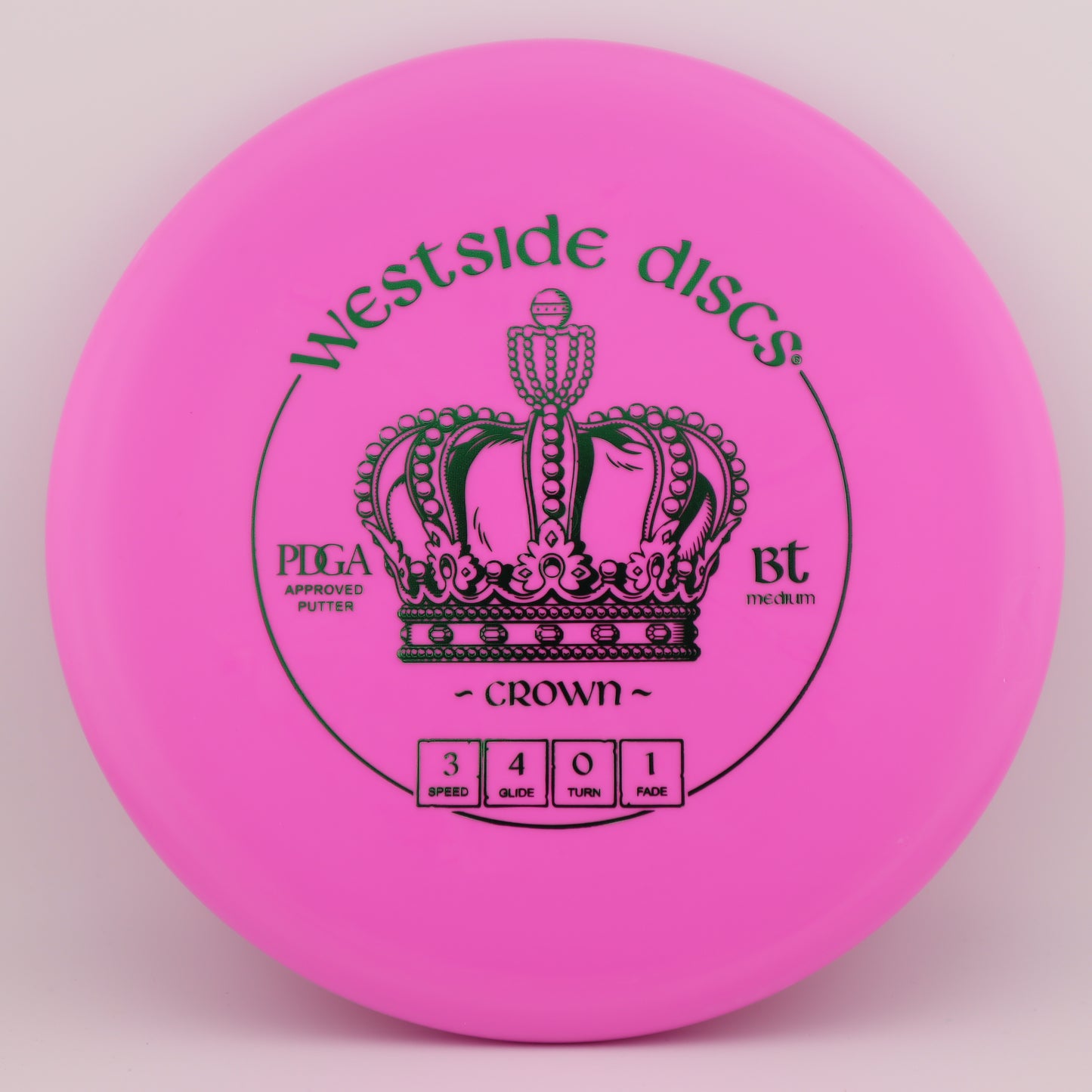 Westside Discs Crown BT Medium Burst Stable Putt and Approach - Good Vibes Disc Golf