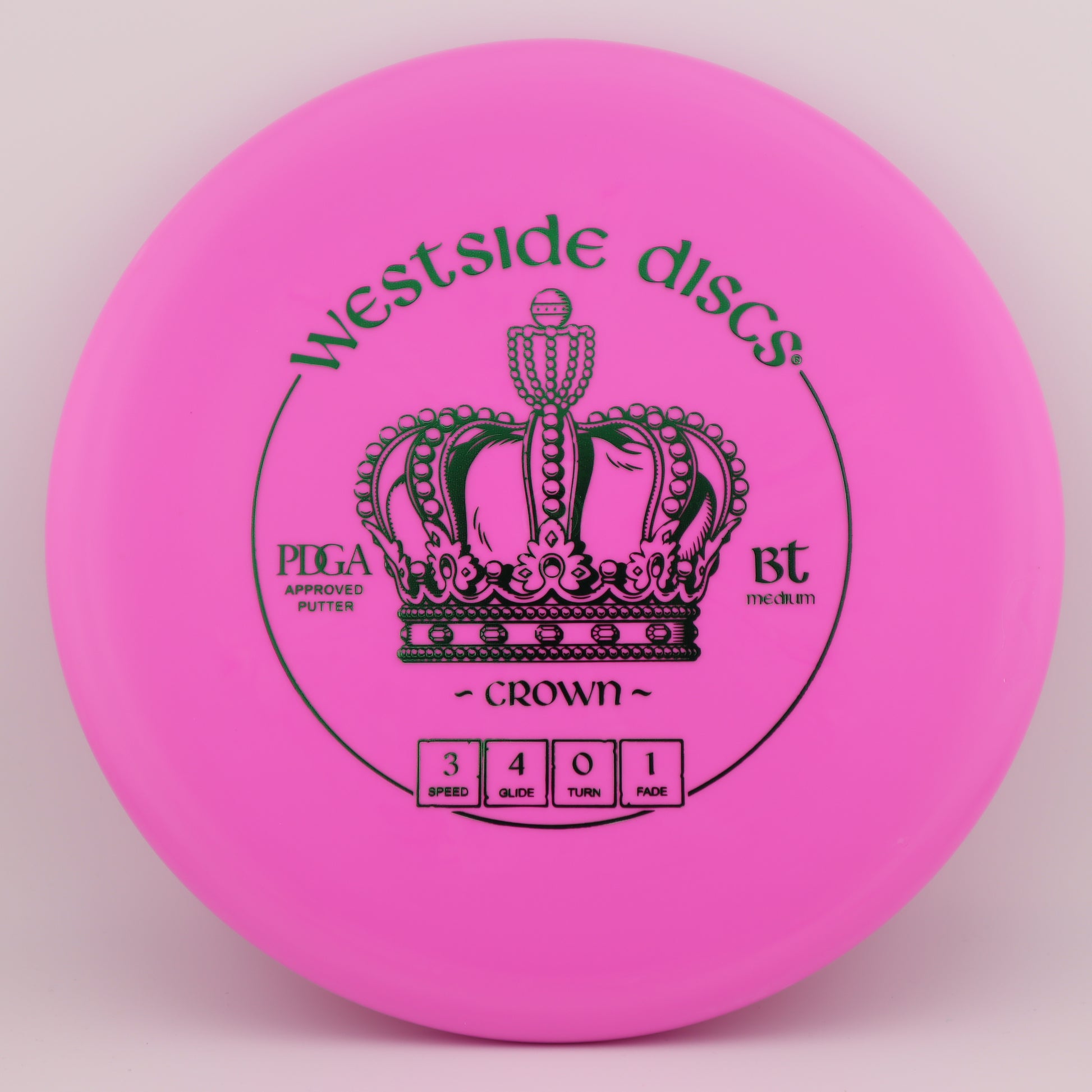 Westside Discs Crown BT Medium Burst Stable Putt and Approach - Good Vibes Disc Golf