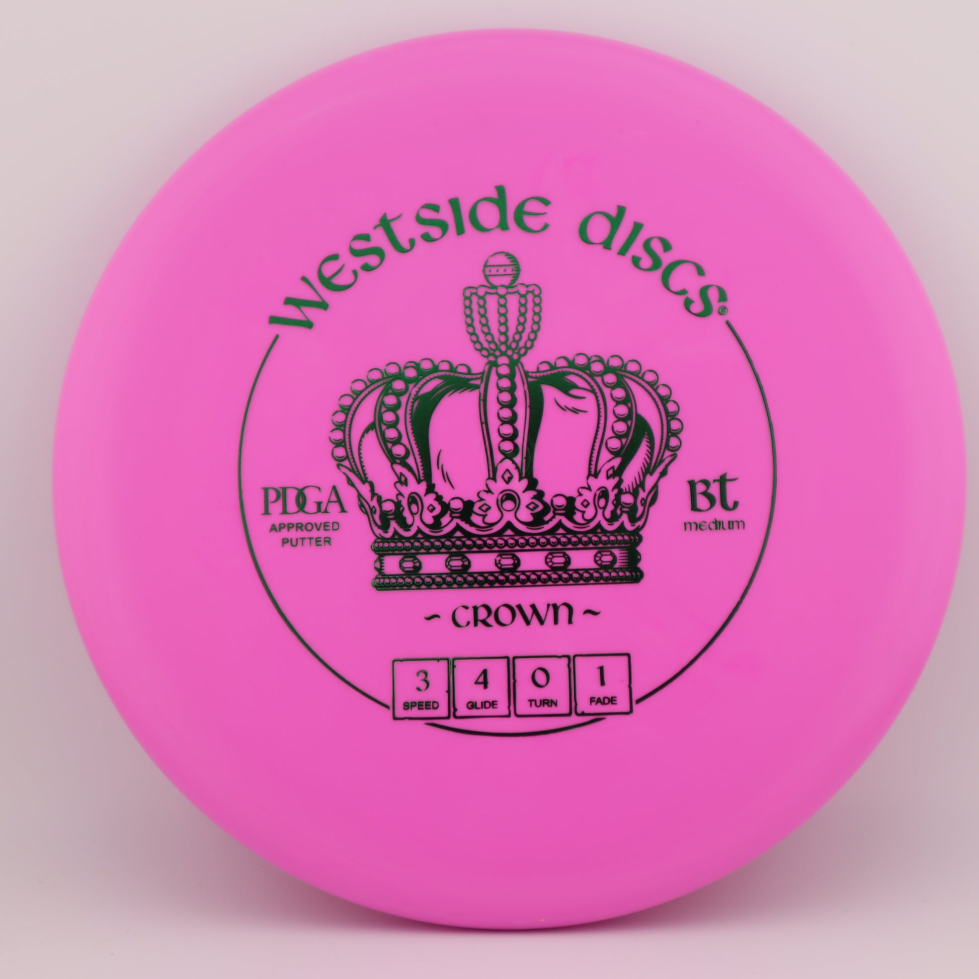 Westside Discs Crown BT Medium Burst Stable Putt and Approach - Good Vibes Disc Golf