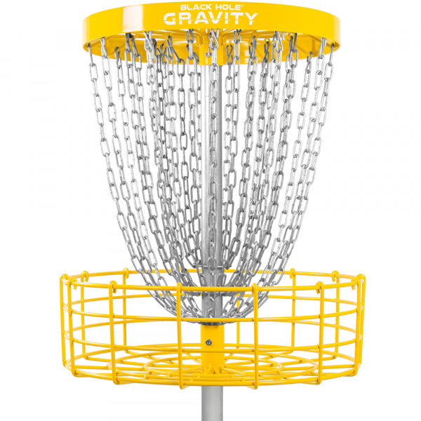 MVP Black Hole Gravity 30-Chain Permanent Disc Golf Basket