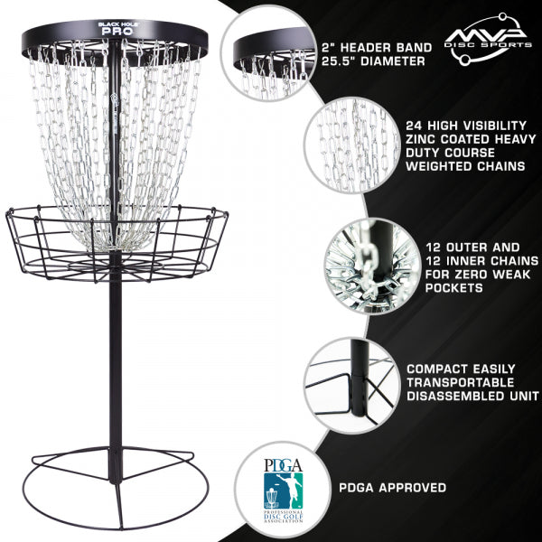 MVP Black Hole Pro Basket Disc Golf